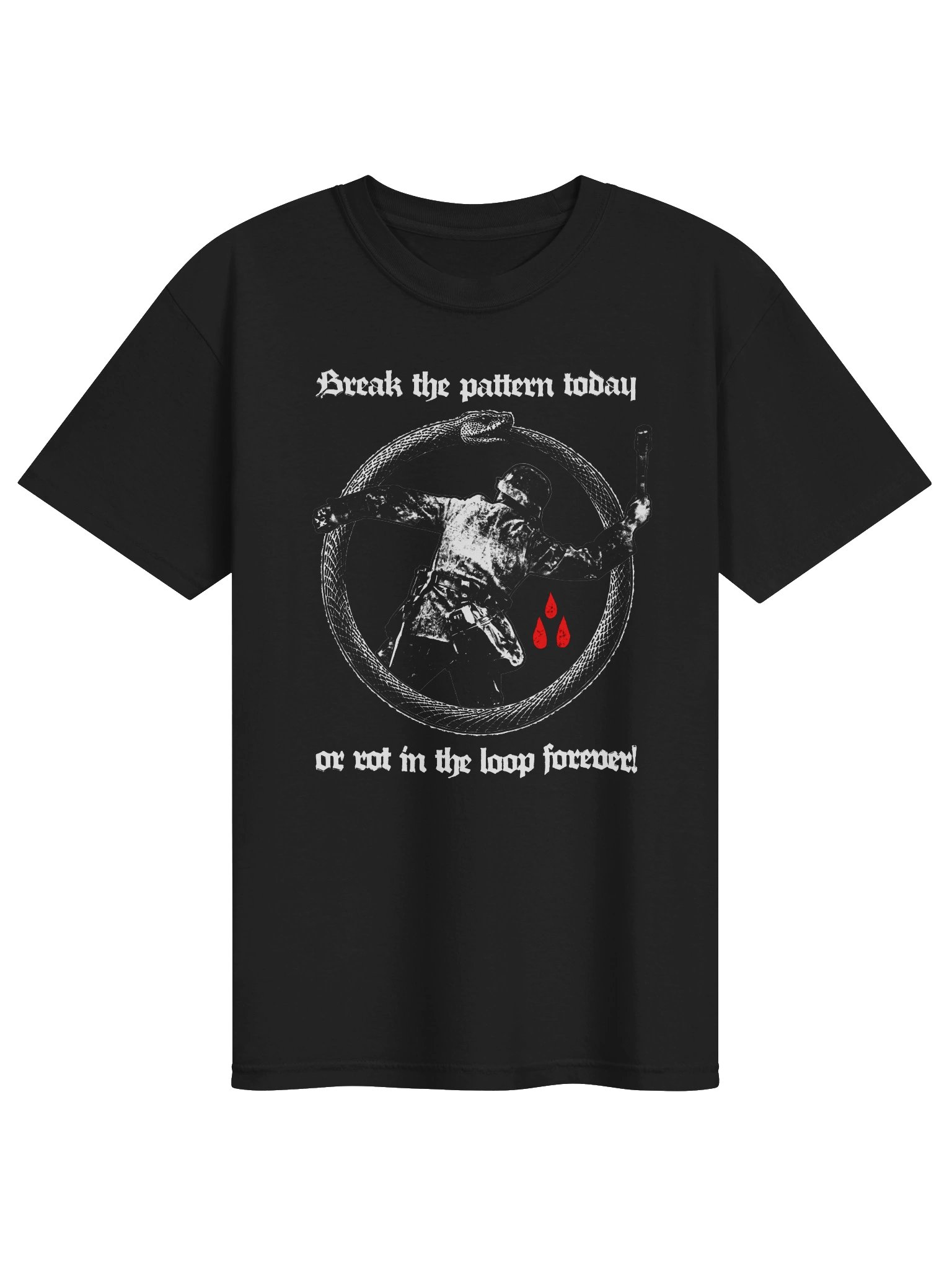 BREAK THE PATTERN TSHIRT BACKPRINT product image (1)