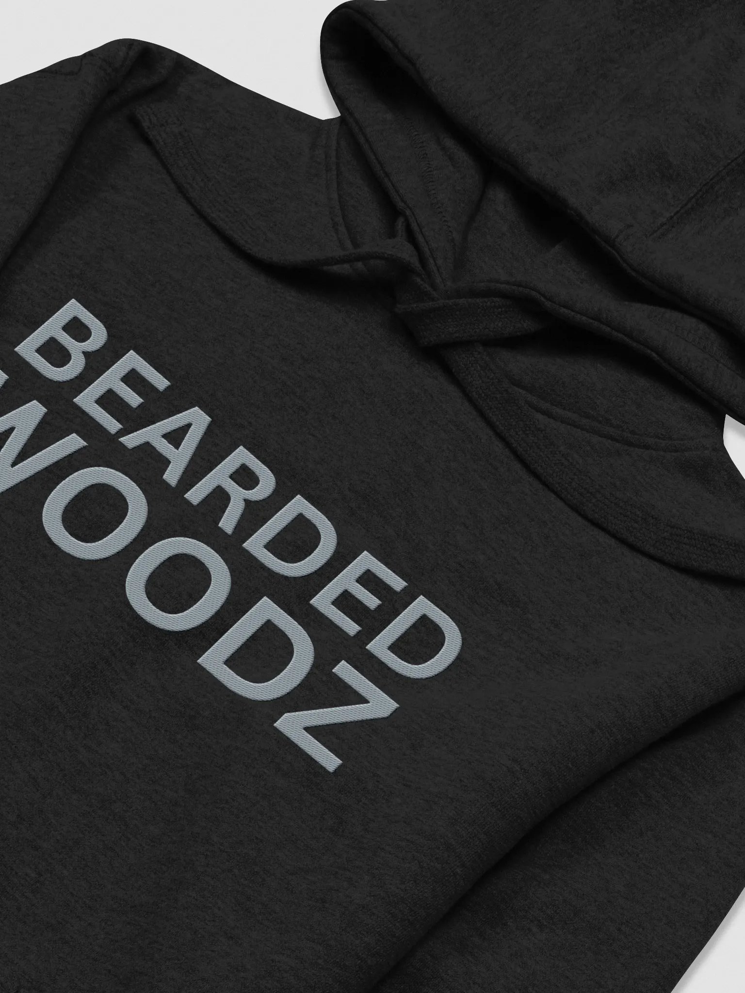 Men's Bearded Woodz Hoodie - Grey Embroidery product image (2)