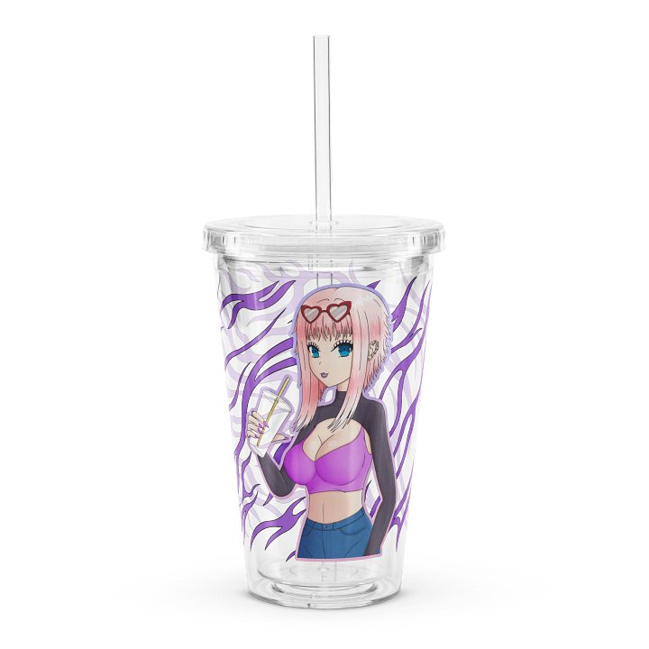 Lewd Momoko Waifu Tumbler (16 oz) product image (1)