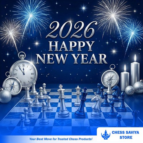 Let’s make this year your most strategic one yet. Happy New Year from Chess Saviya Store! ♟️✨️🎉️

#newyear2026 #chess_saviya_...