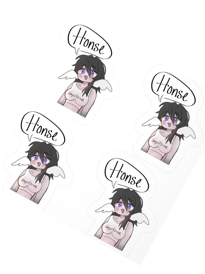 Poorly Cut Honse Sticker product image (5)