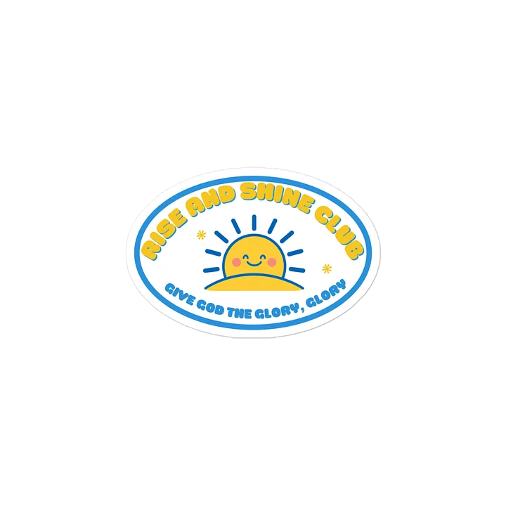Rise & Shine Club Die-Cut Sticker product image (1)