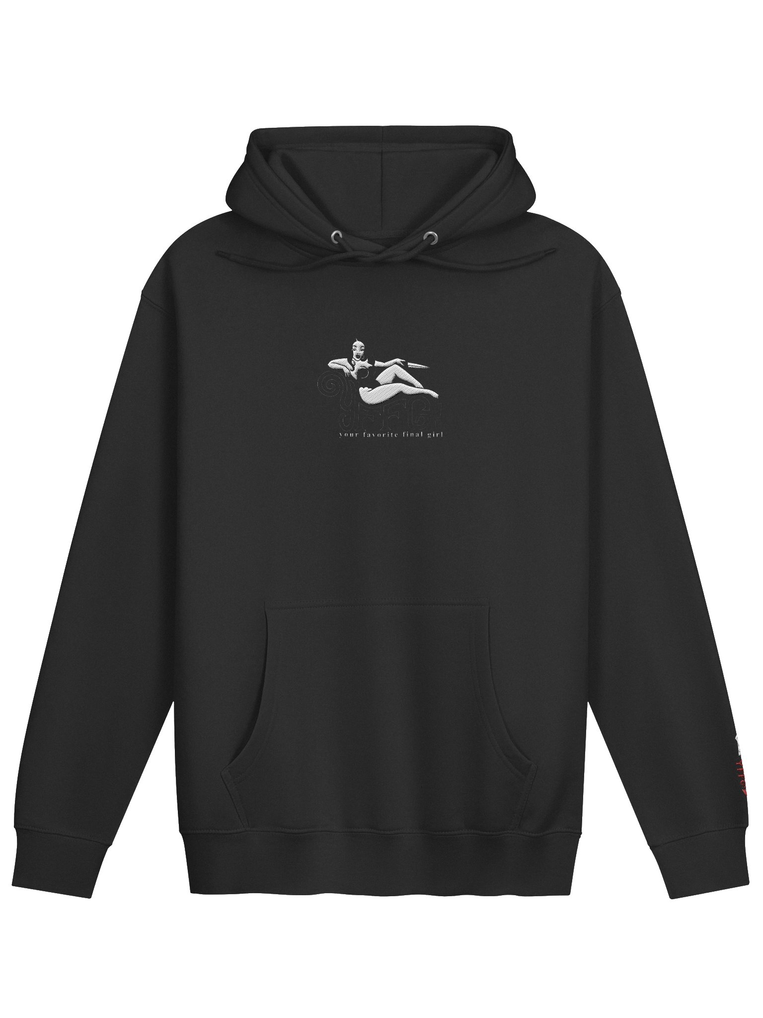 Post Mortem Pin Up Embroidered Hoodie product image (1)
