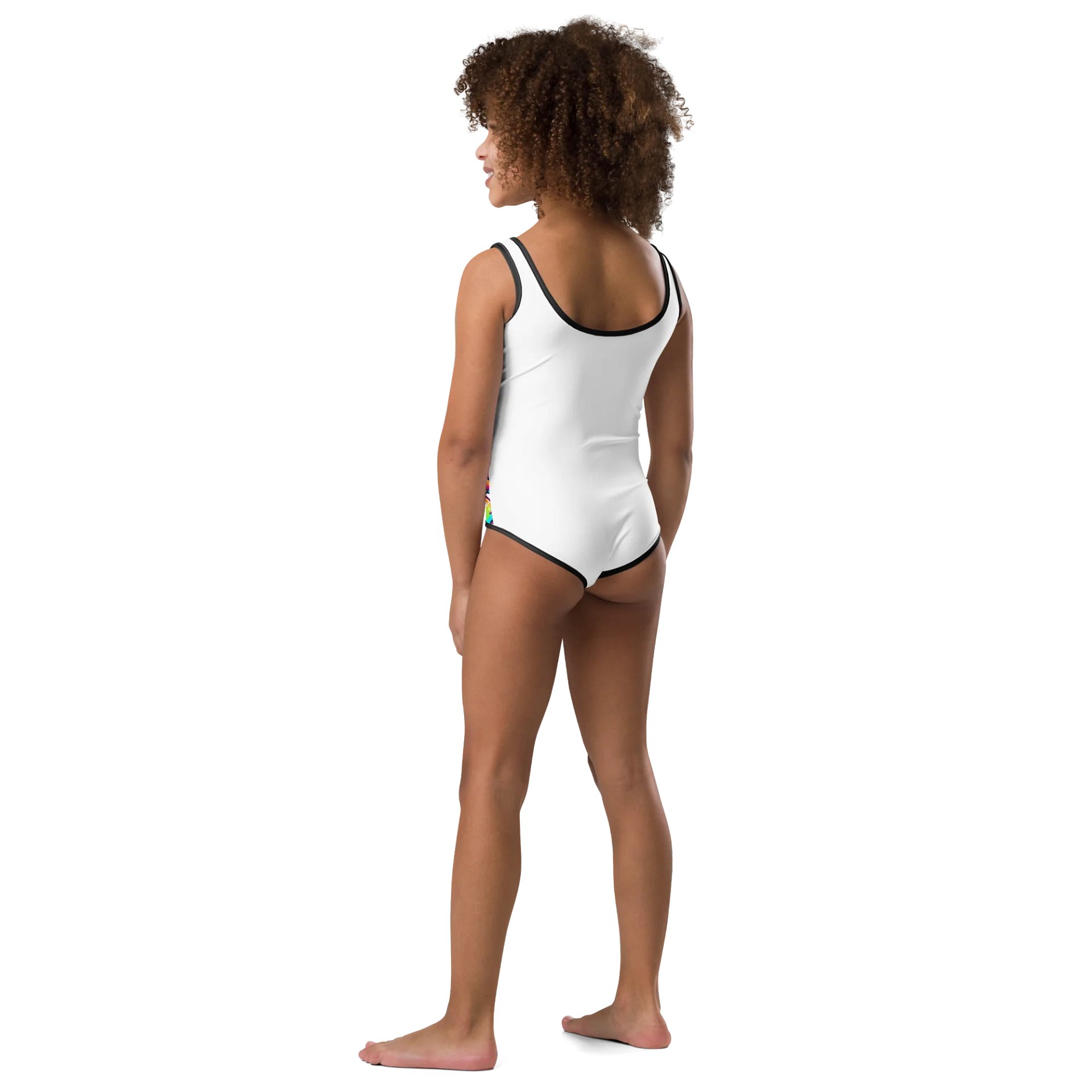 Rainbow Octo-Fun All-Over Print Kids Swimsuit product image (3)