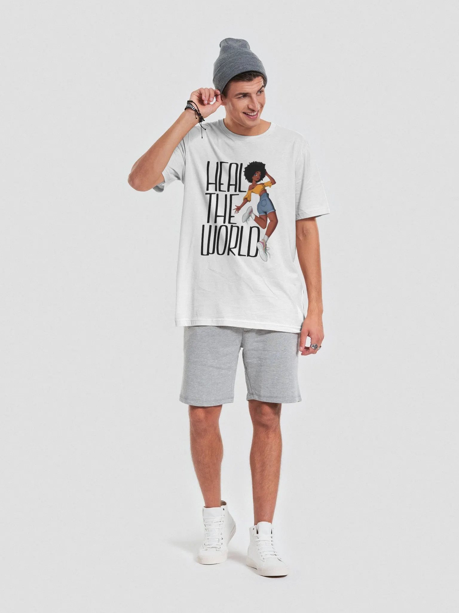 Heal the World Girl (White Shirt) product image (6)