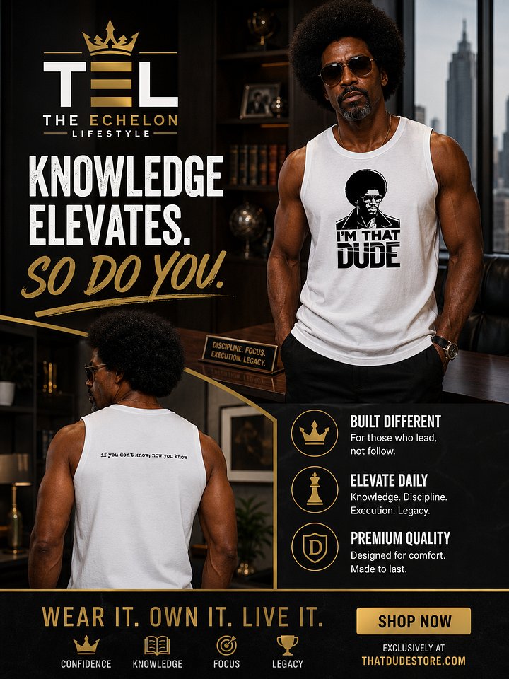 I’m That Dude Premium Muscle Tank (front & back) product image (1)