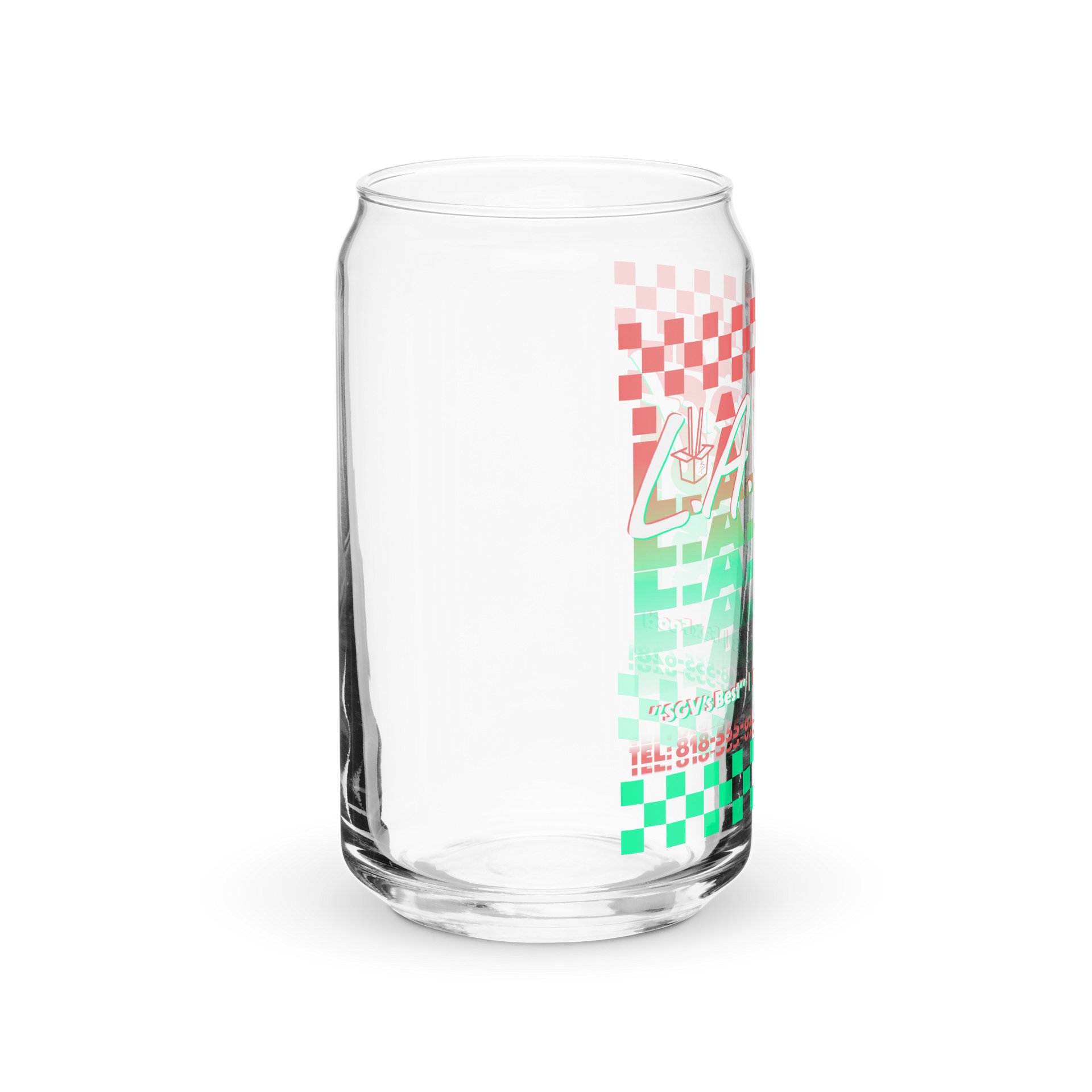 LA First (Crowded) Glass Mug product image (8)
