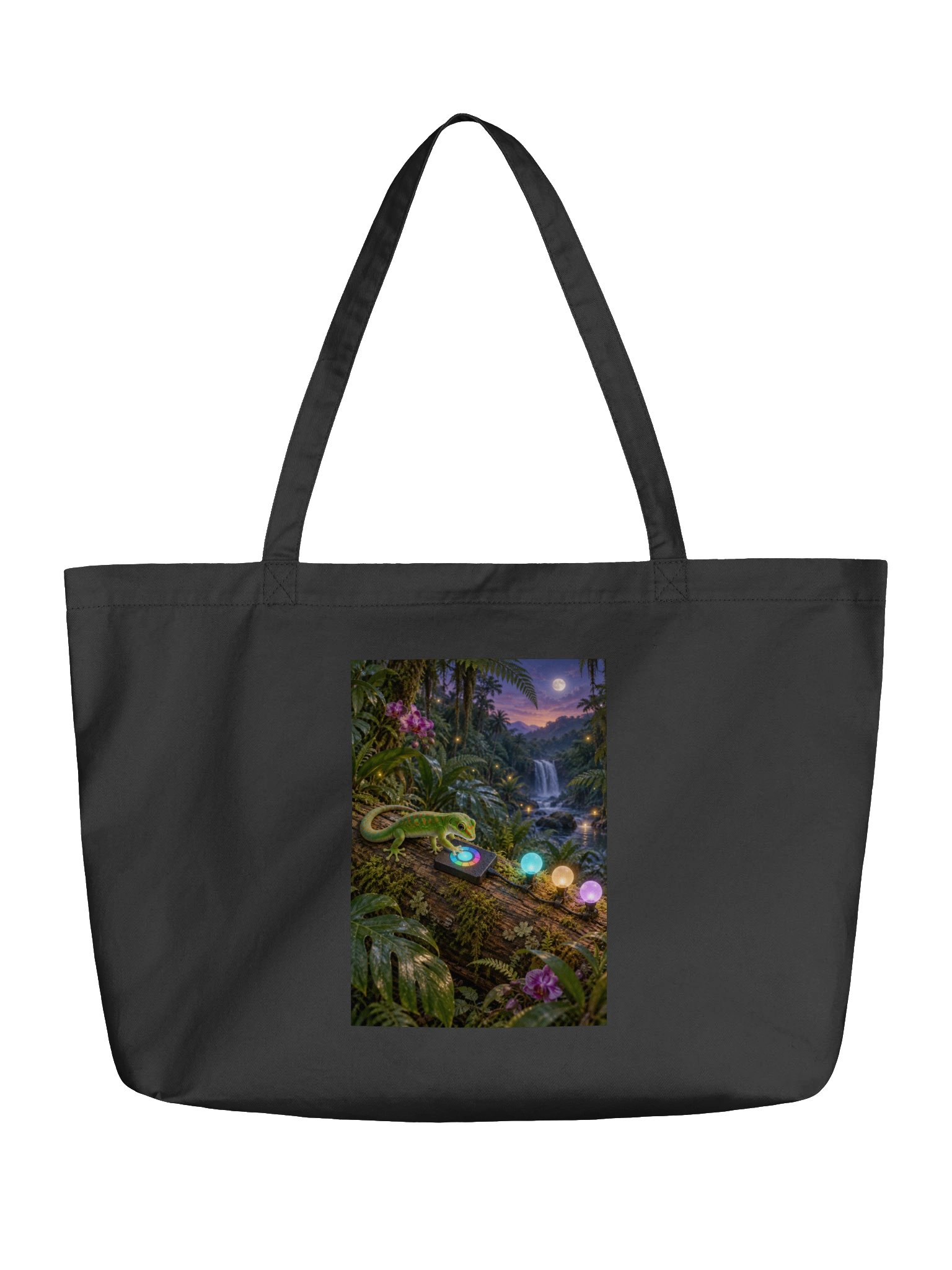 Gecko Gesture Cotton Tote product image (1)