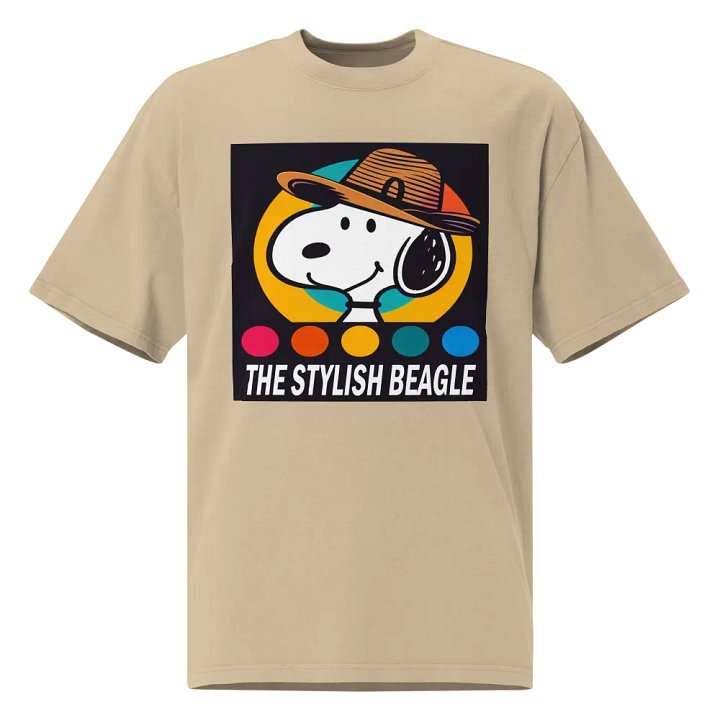 Stylish Beagle Faded T-Shirt product image (1)