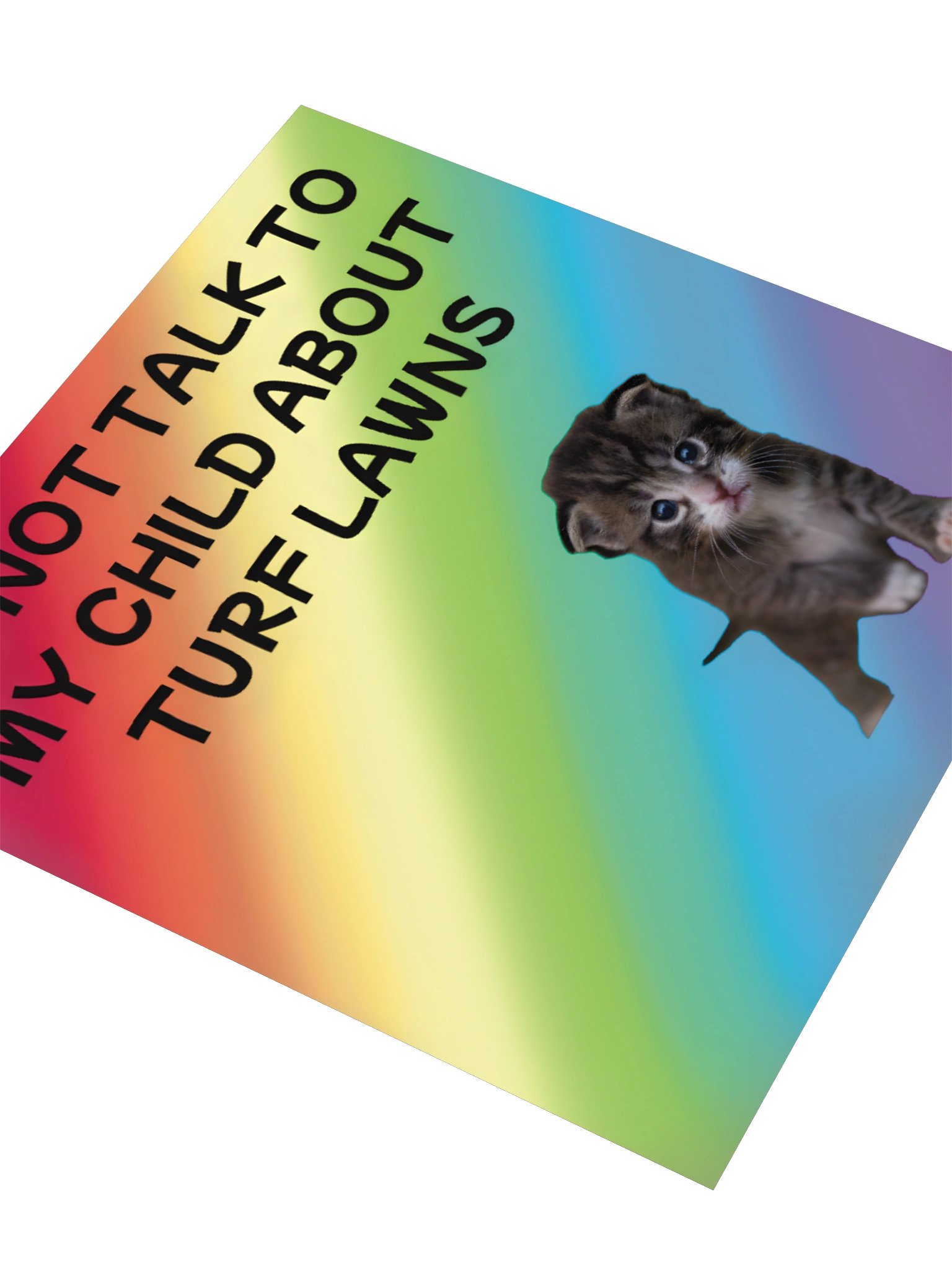 Do Not Talk To My Child About Turf Lawns Sticker product image (7)