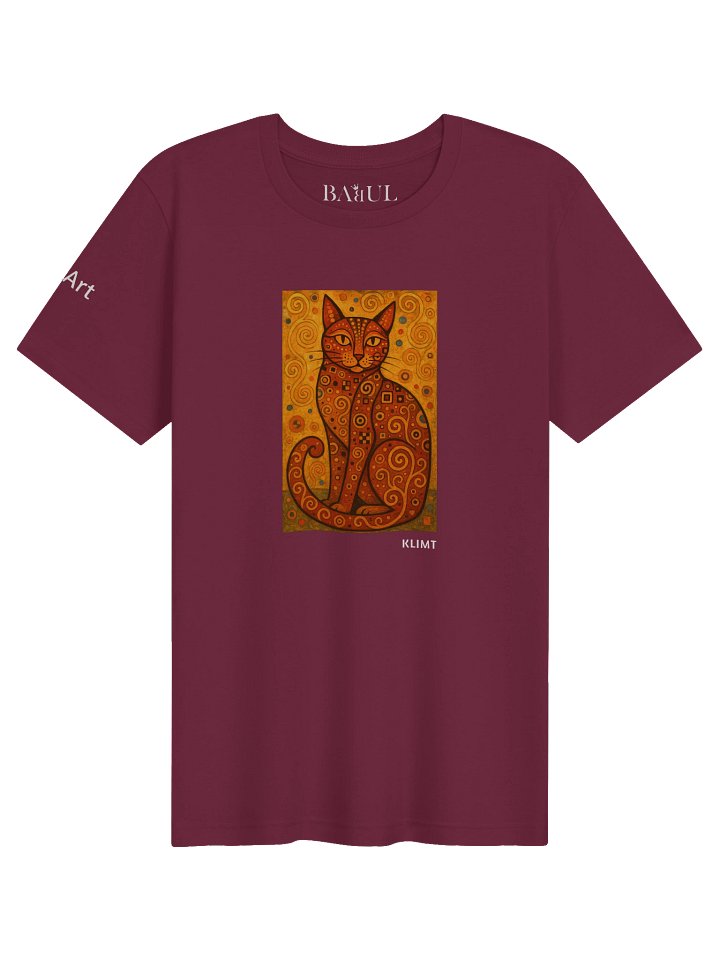 CATART Unisex Jersey Cat T-Shirt - KLIMT - Iconic Painting Reimagined with Cats product image (1)
