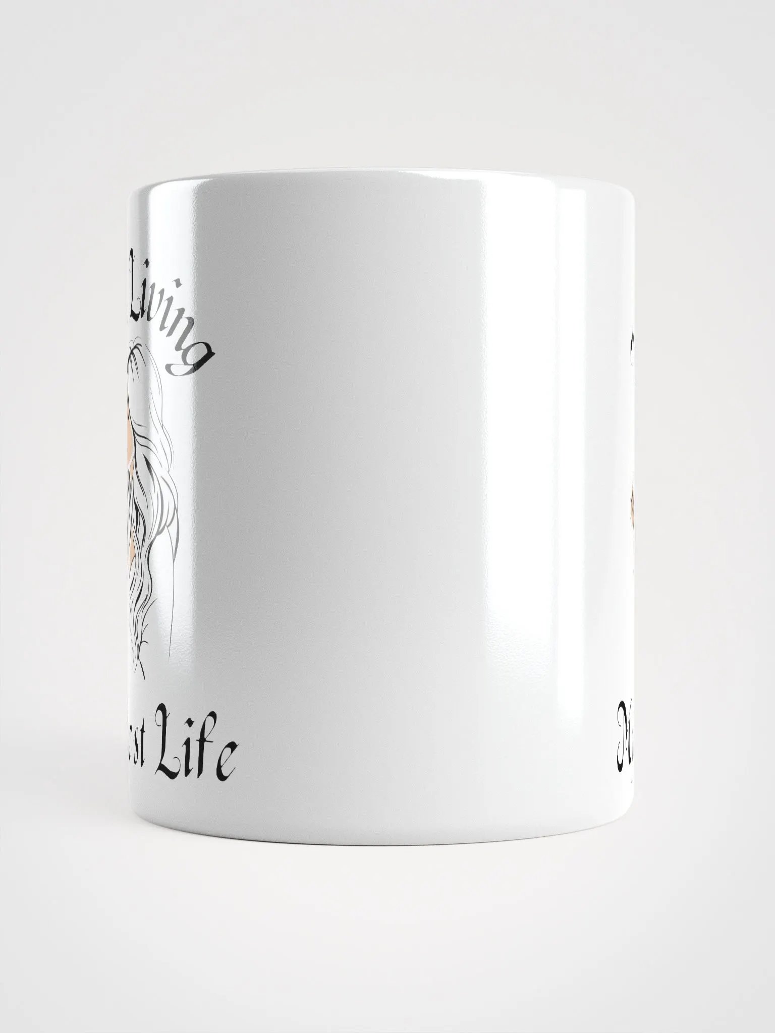 Just Living My Live White Glossy Mug product image (13)