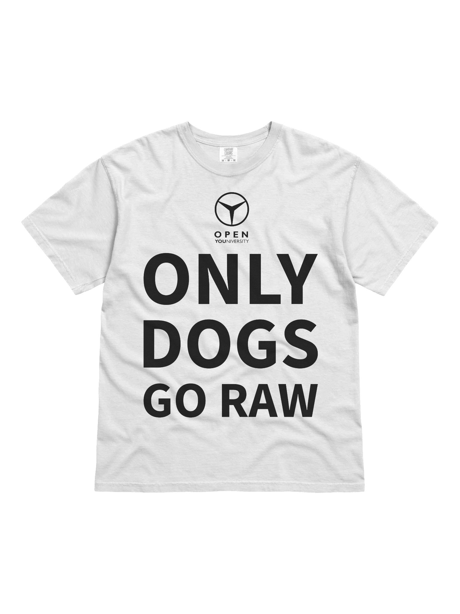 ONLY DOGS GO RAW - White Version product image (3)