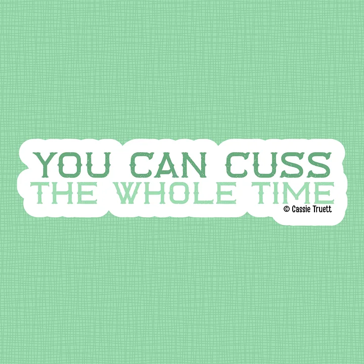 Whittaker Family Motto Sticker - KUD Edition product image (1)