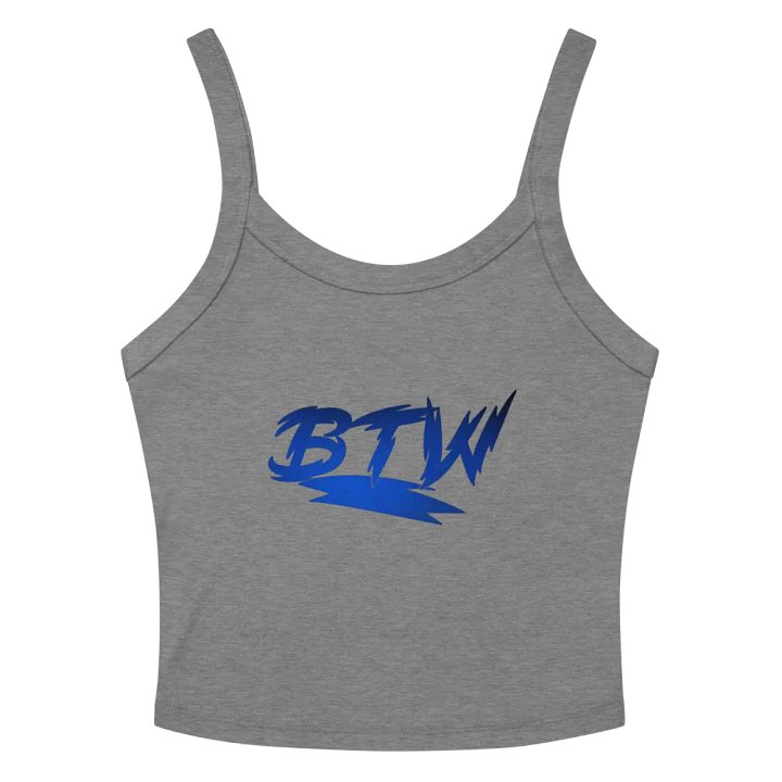 New BTW logo womens micro rib tank top product image (13)