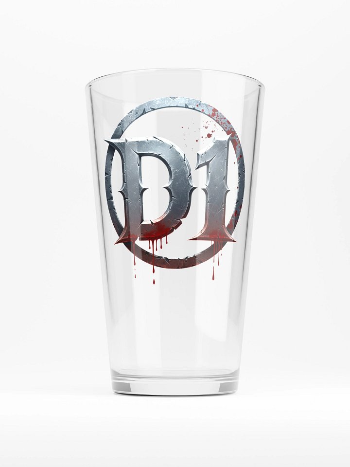 New Style D1 Logo Pint Glass product image (1)
