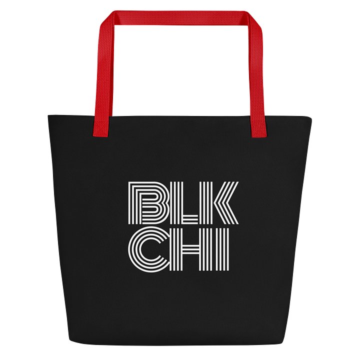 Large Blockline Tote - Red product image (1)