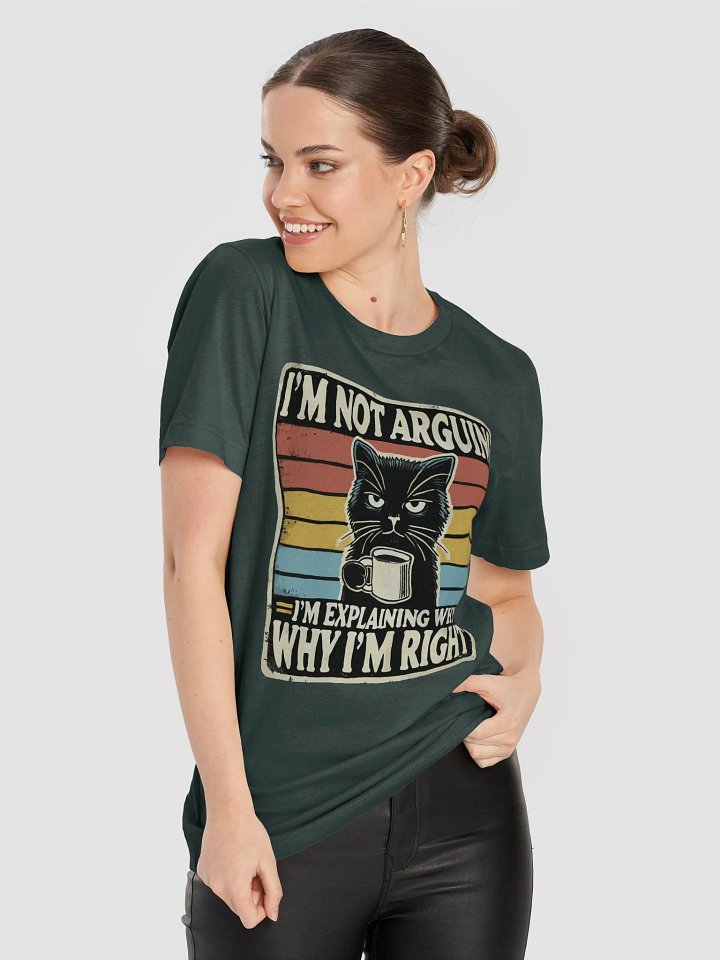 "cat arguing" t-shirt product image (2)