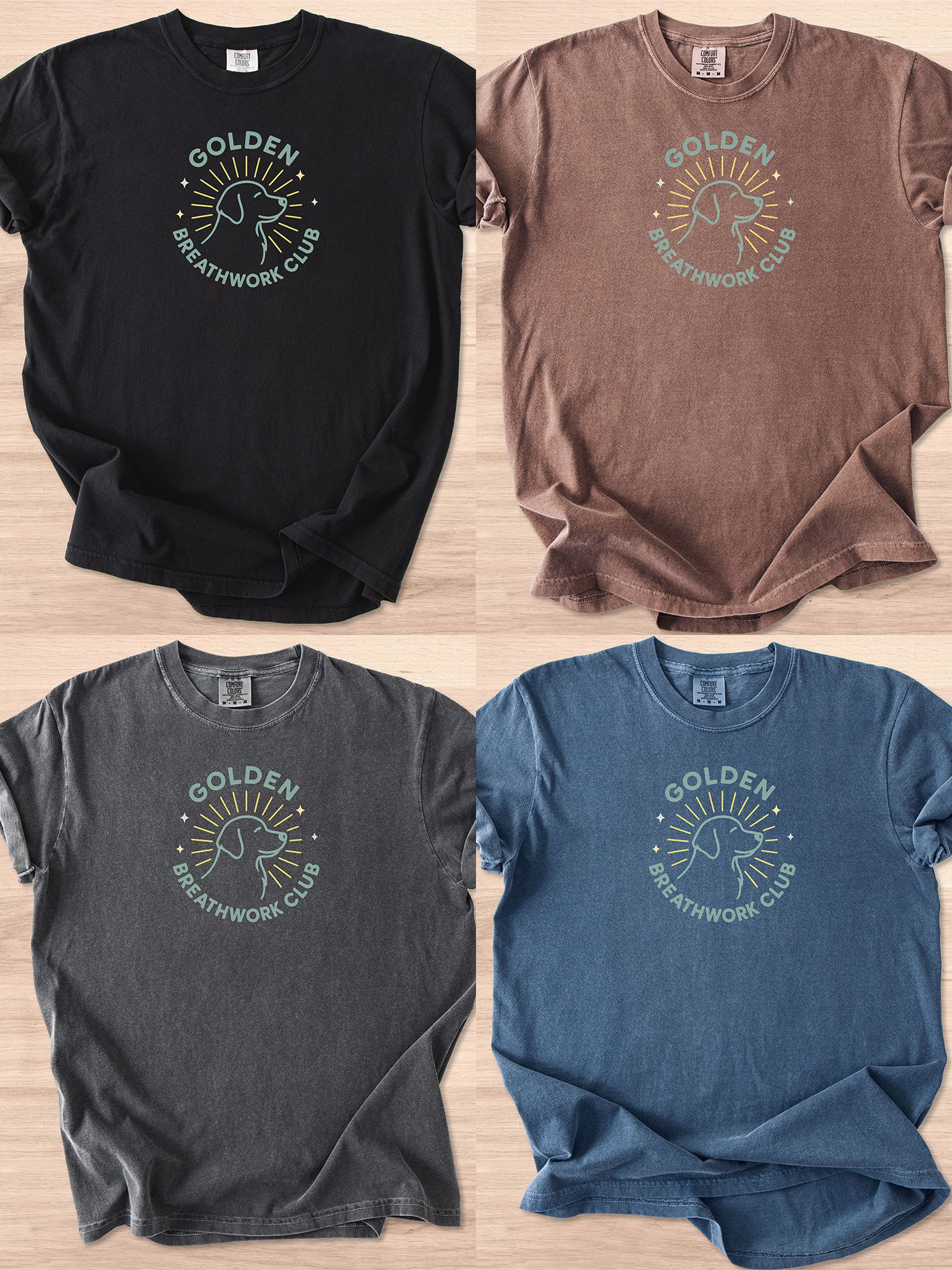 Golden Breathwork Club (Golden Retriever) Tee product image (22)