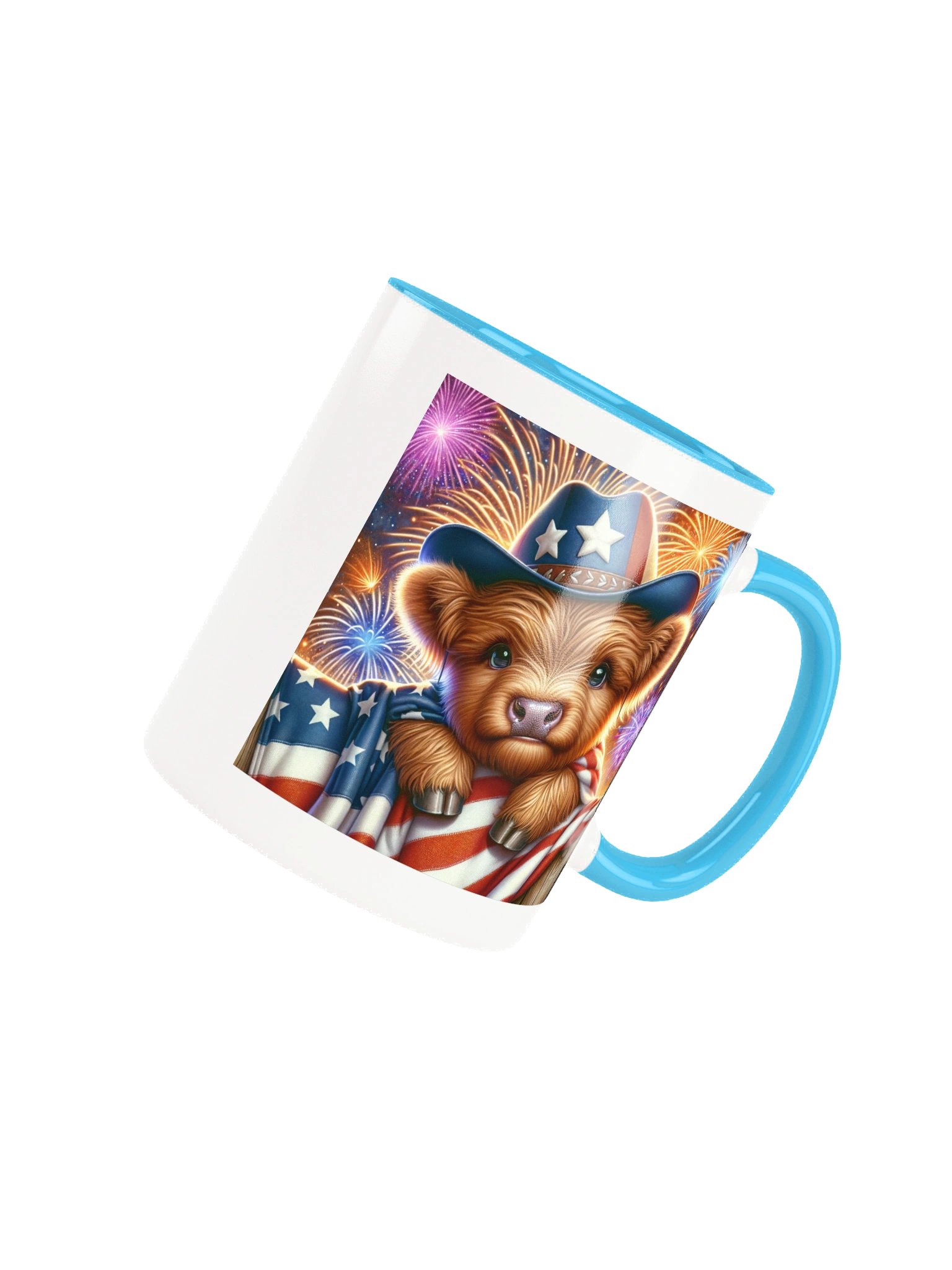 Patriotic Highland Cow product image (7)