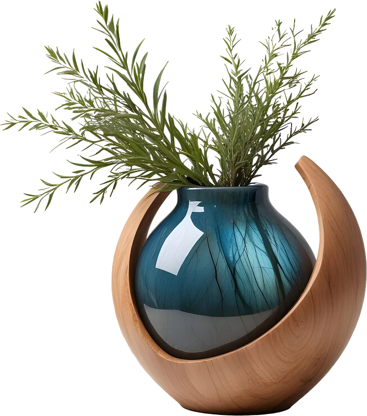 Celestial Grace – Boho Chic Labradorite Vase PNG product image (1)