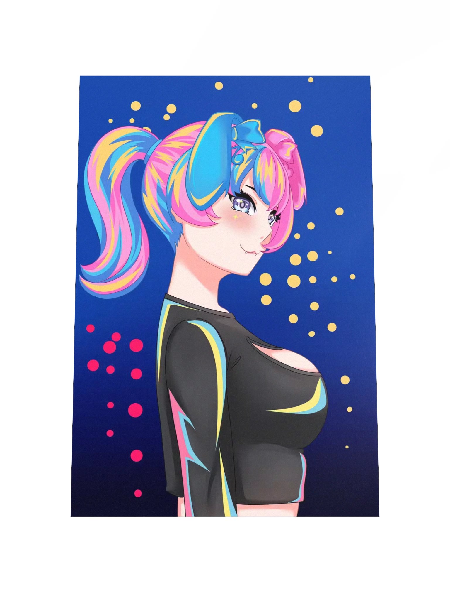 MooMoo Side Profile Poster (Pop Art Deco) product image (4)