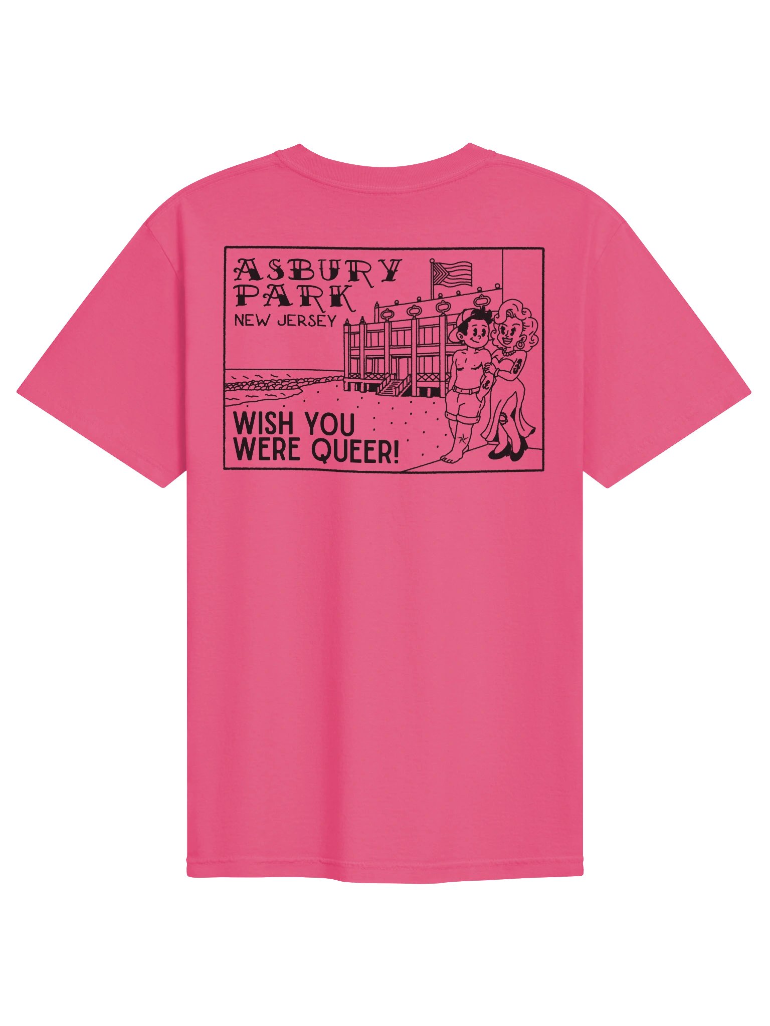 WISH YOU WERE QUEER SHIRT product image (2)