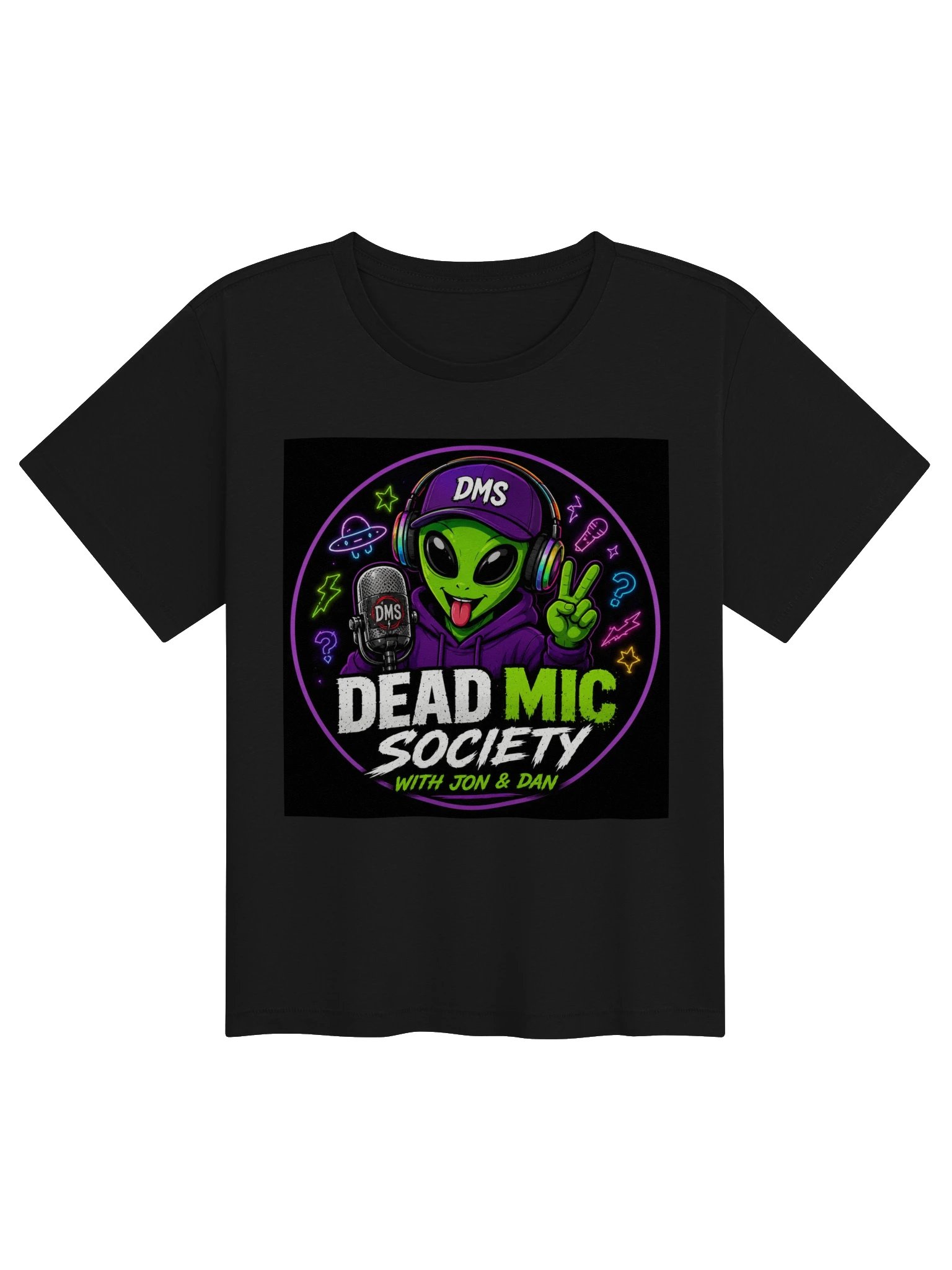 Dead Mic Society Women's High-Waisted Tee product image (1)