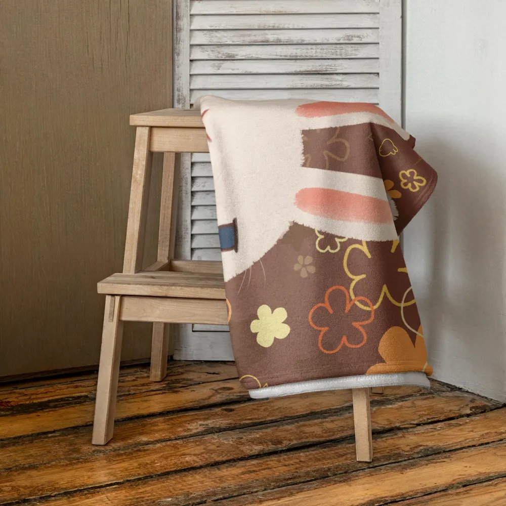 Peeking Maru Bath Towel product image (4)