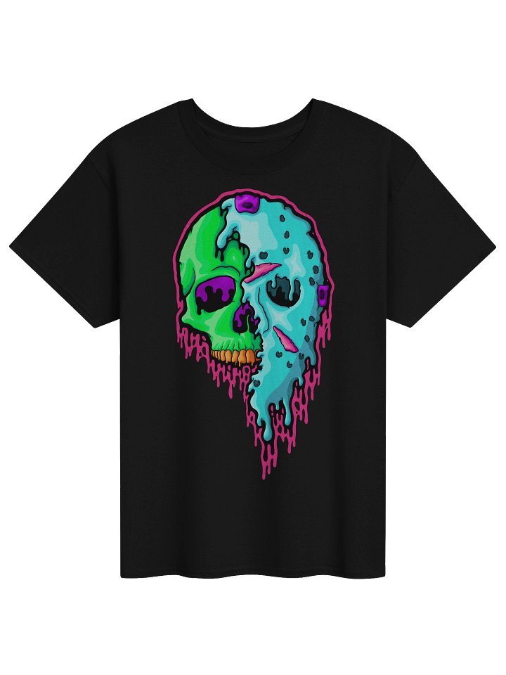 Drippy Neon Slasher Skull Shirt product image (1)