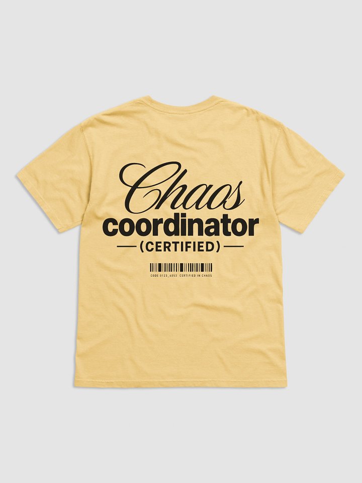 Team T-Shirt - Chaos (Yellow) product image (1)