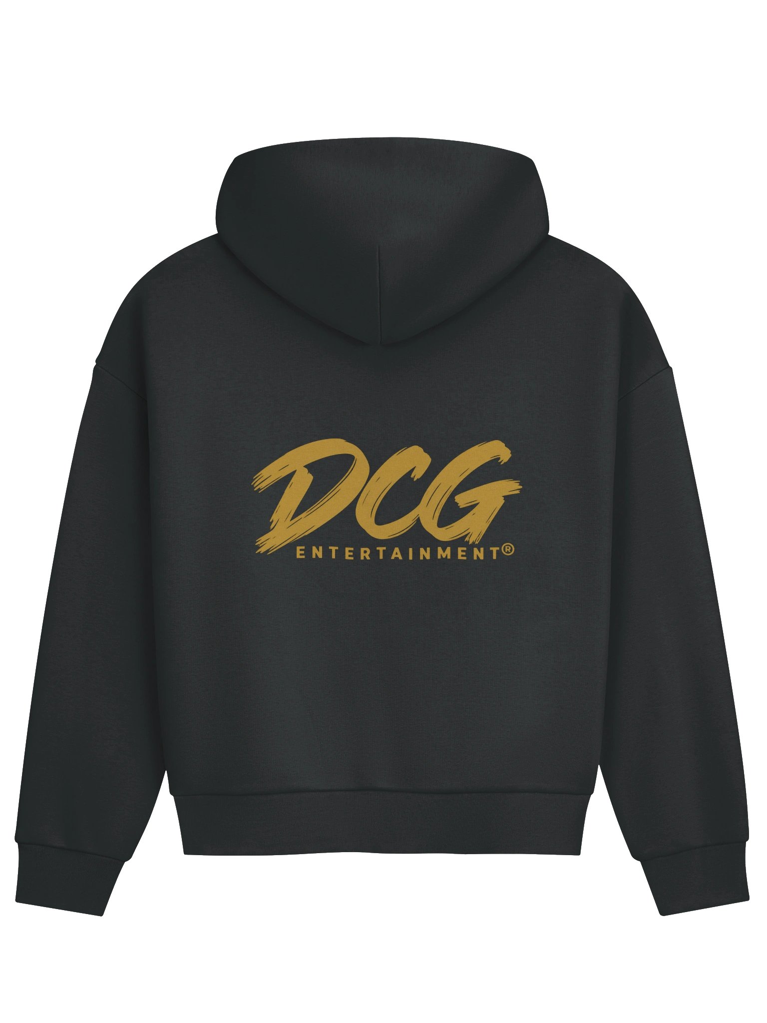 DCG Signature Heavyweight Hoodie – Gold Logo, Front & Back product image (2)