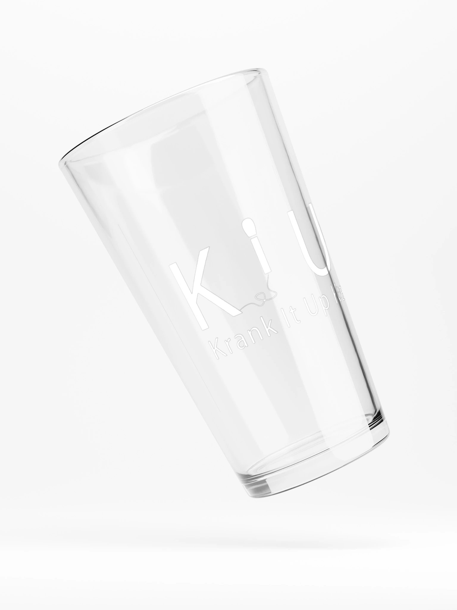 KIUK Shaker Pint Glass — Word Logo product image (4)