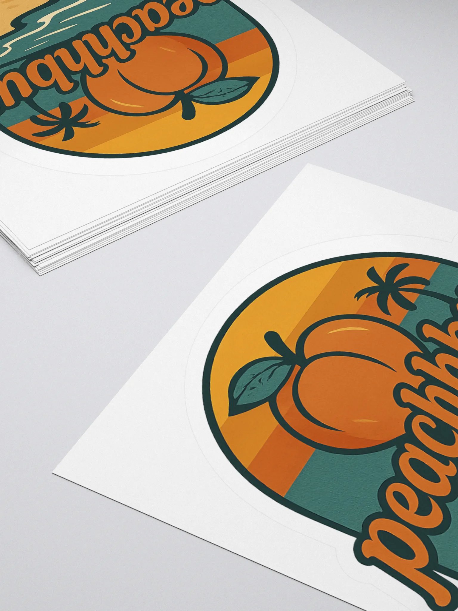 Retro Peachy Sticker product image (8)