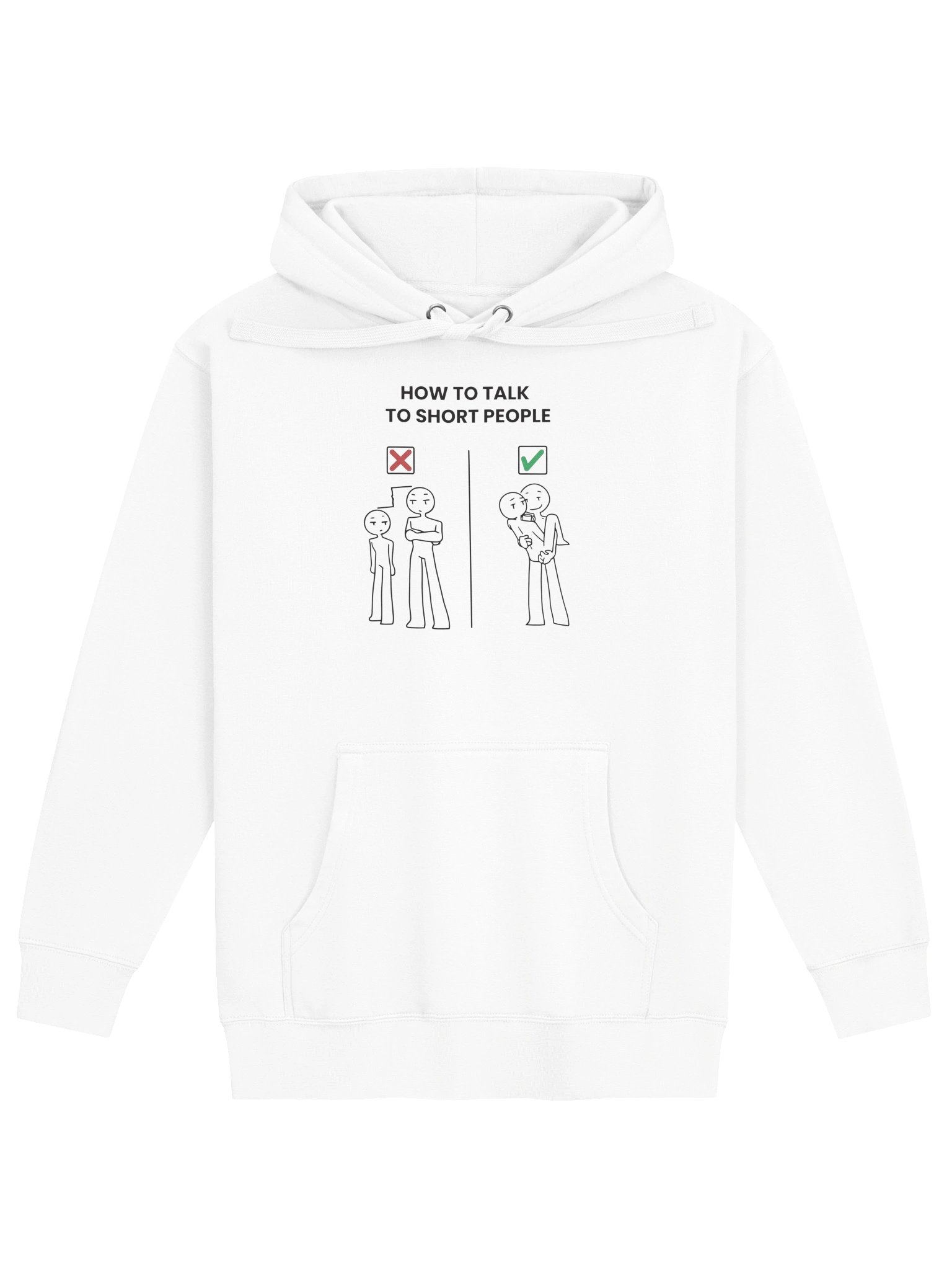 How To Talk To Short People Funny Graphic | Sarcastic Meme product image (1)