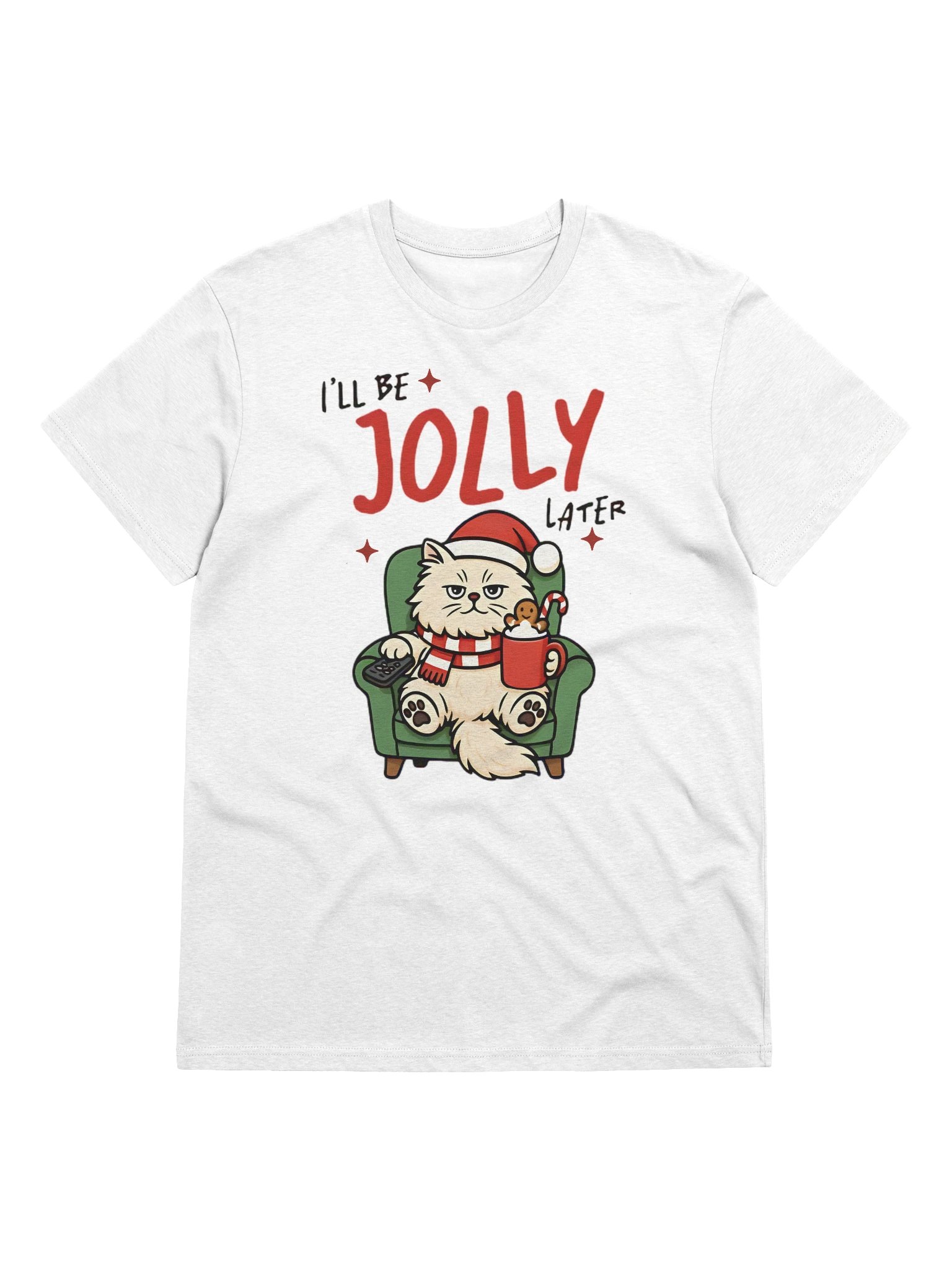 Jolly Cat Holiday T-Shirt product image (1)