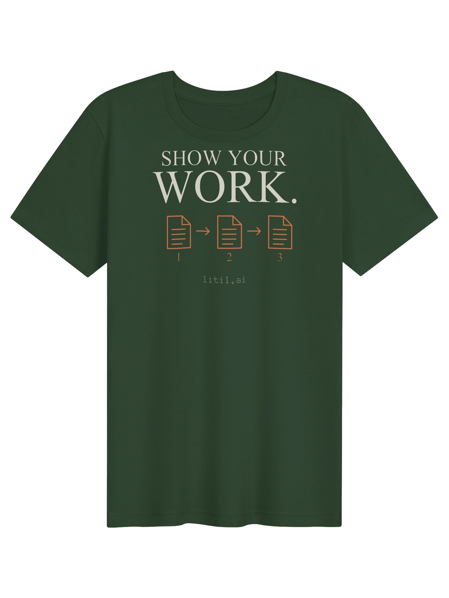 Show Your Work tee product image (1)