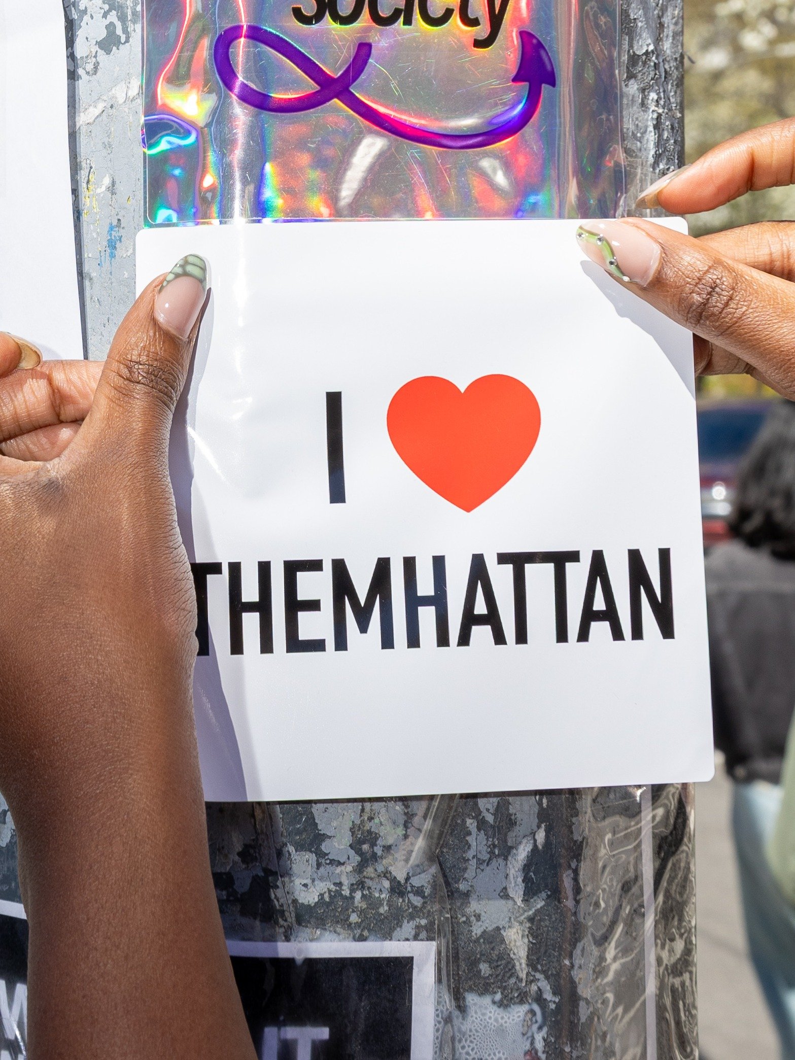 I ♥ THEMHATTAN Sticker (Square) product image (4)