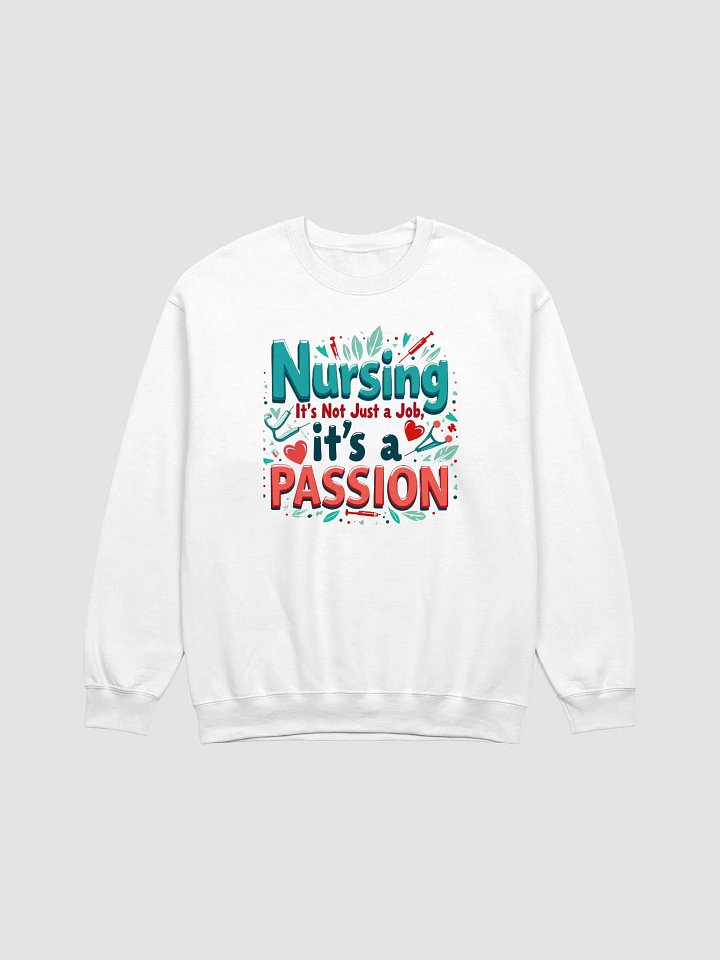 Passionate Nursing Crewneck Sweatshirt product image (4)