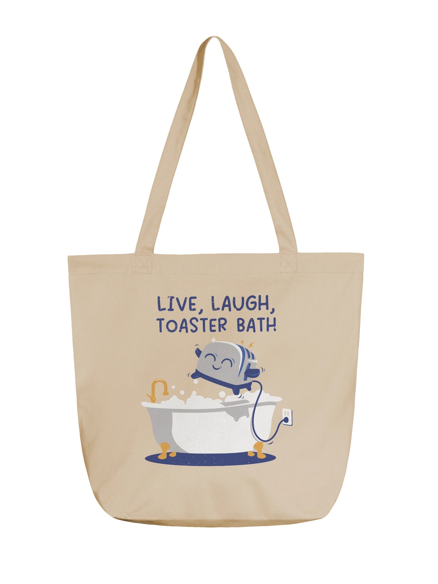 Live, Laugh, Toaster Bath Tote product image (1)
