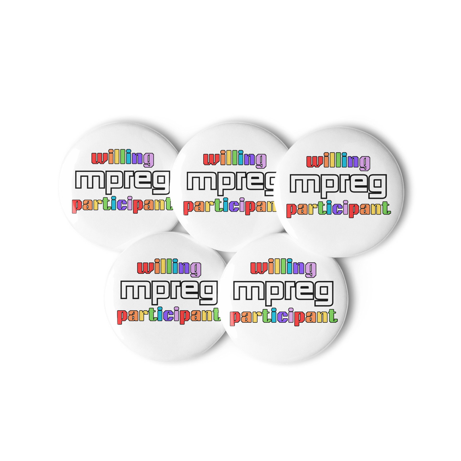 Willing Mpreg Participant Pin product image (2)