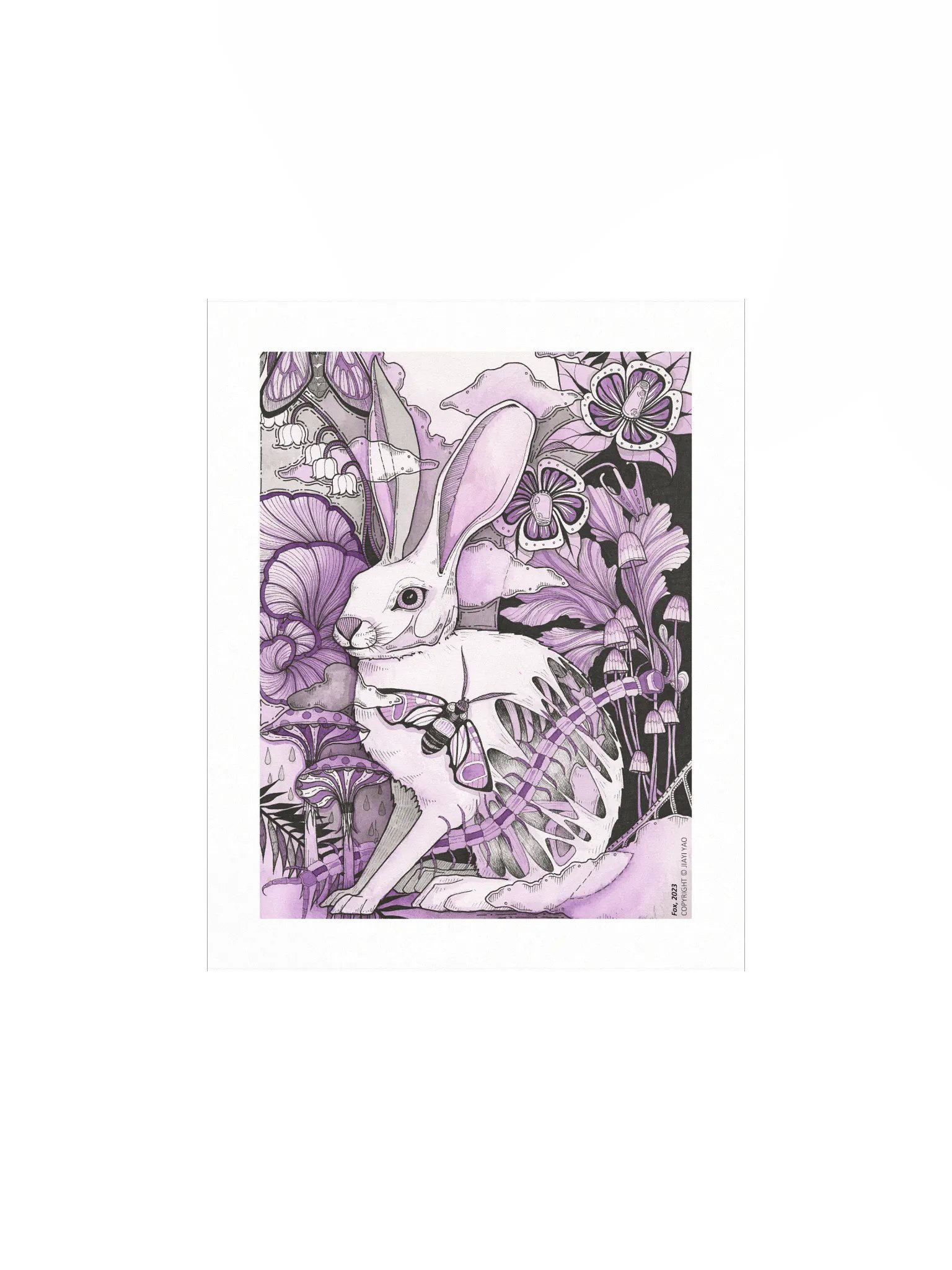 Wild Rabbit - Original Art Print product image (2)