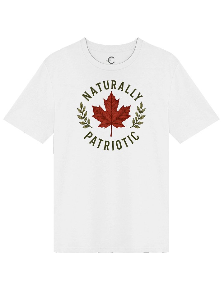 Canada Day: "Naturally Patriotic" Organic T-Shirt product image (2)