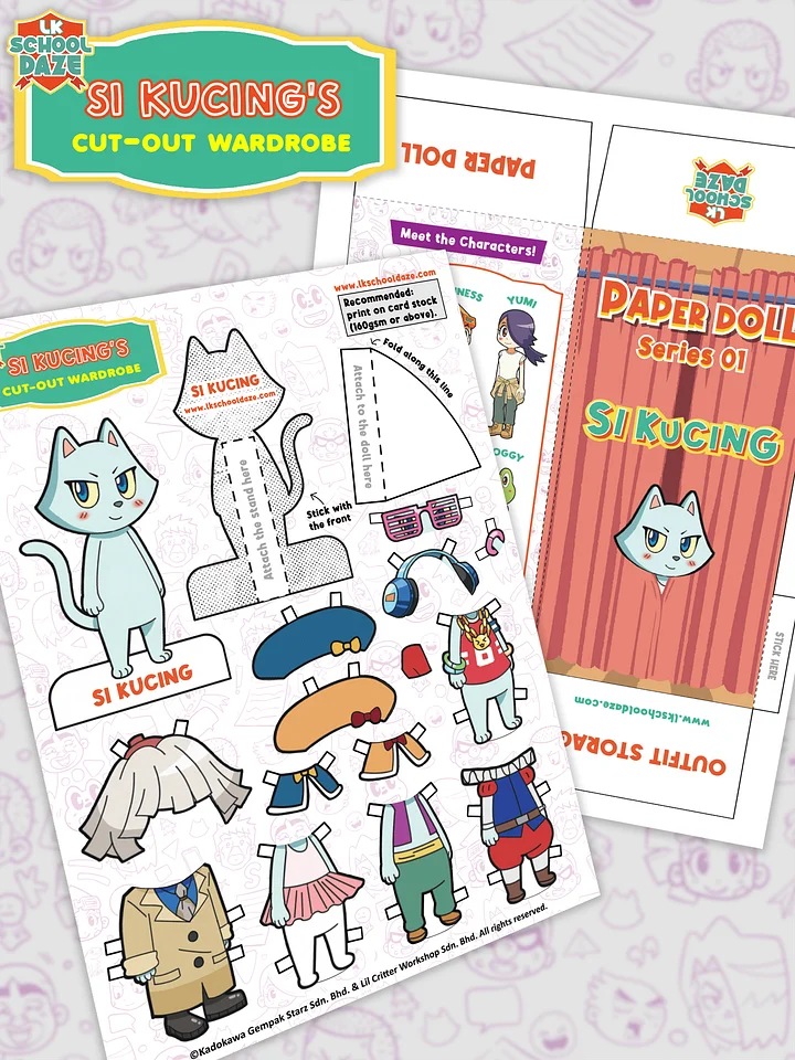 Paper Doll Si Kucing product image (2)