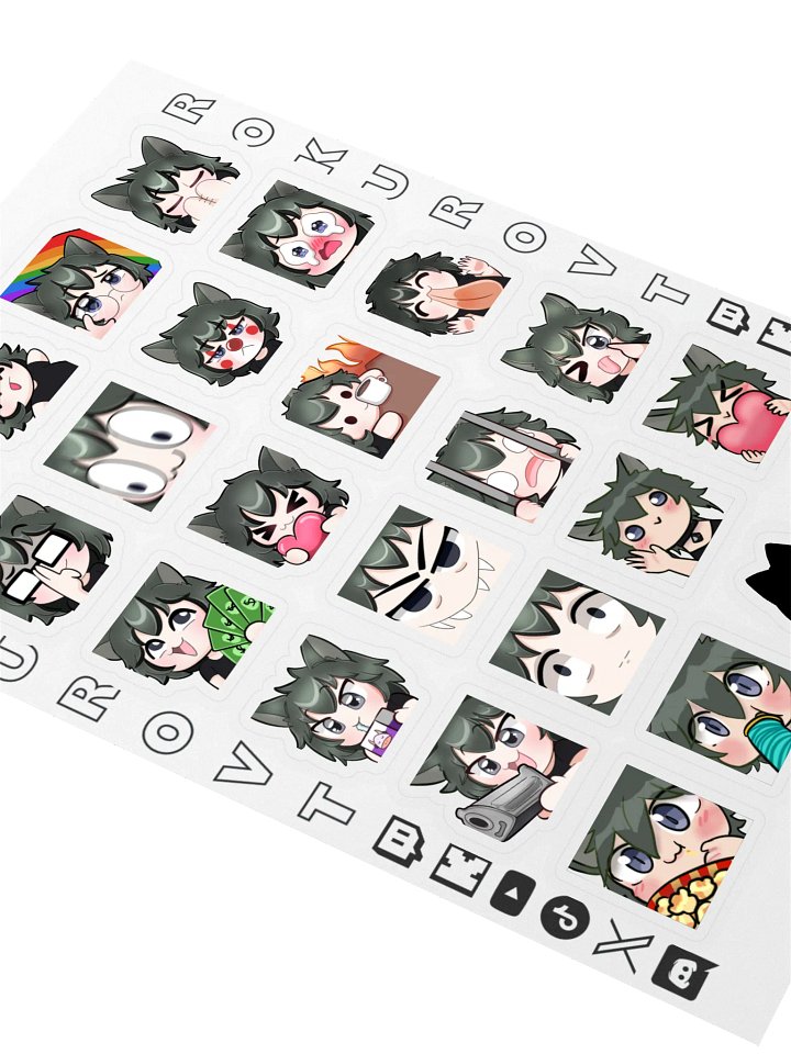 Cut Sticker Emotes Gen. 1 y 2 product image (2)