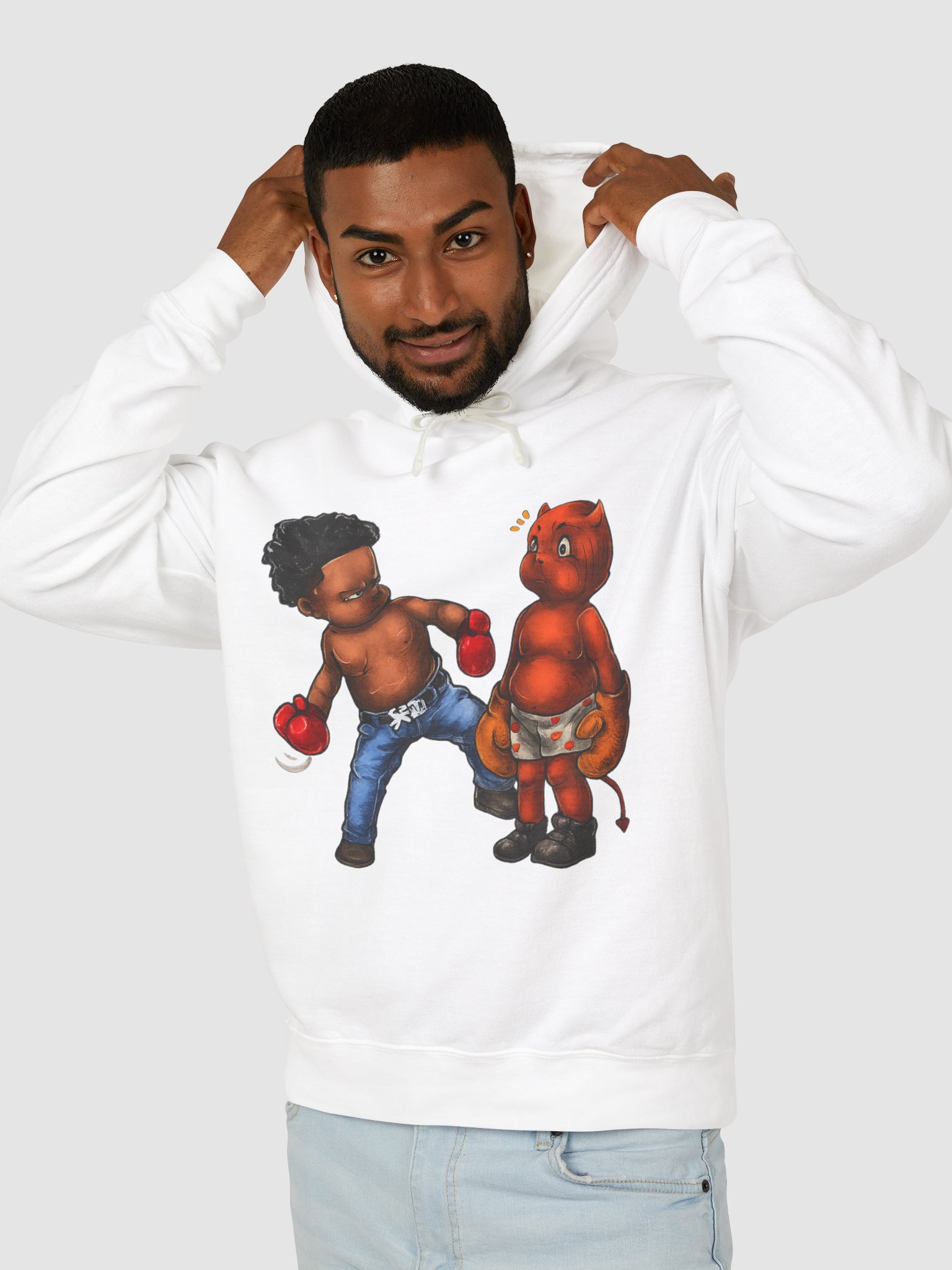 Punch the Devil Hoodie product image (3)