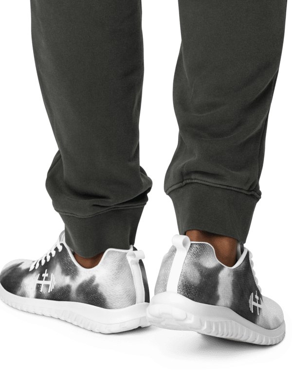 Men's His House "Holy Heritage" Athletic Shoes - B&W Tie Dye product image (8)