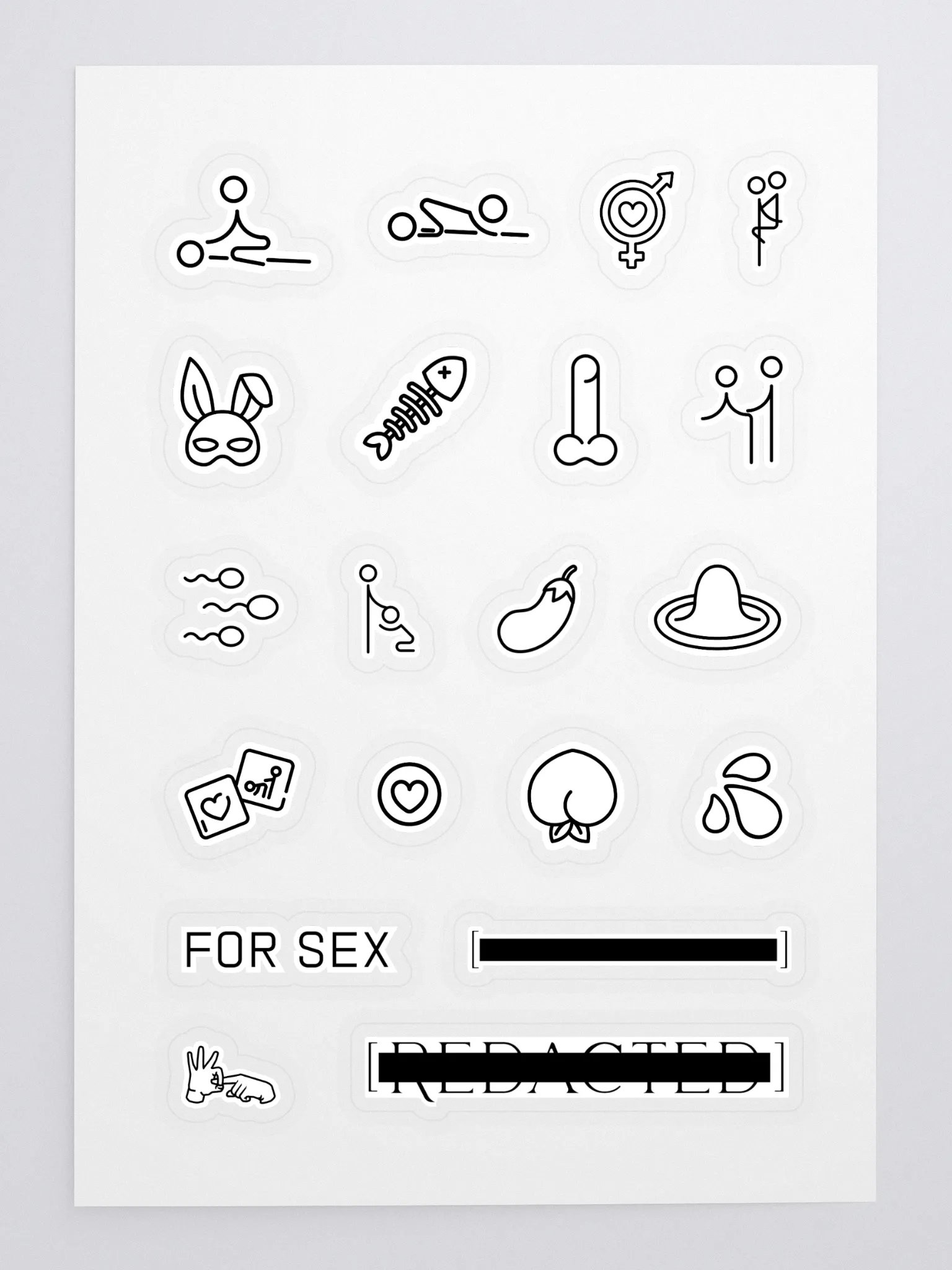 [REDACTED] Sticker Sheet product image (1)