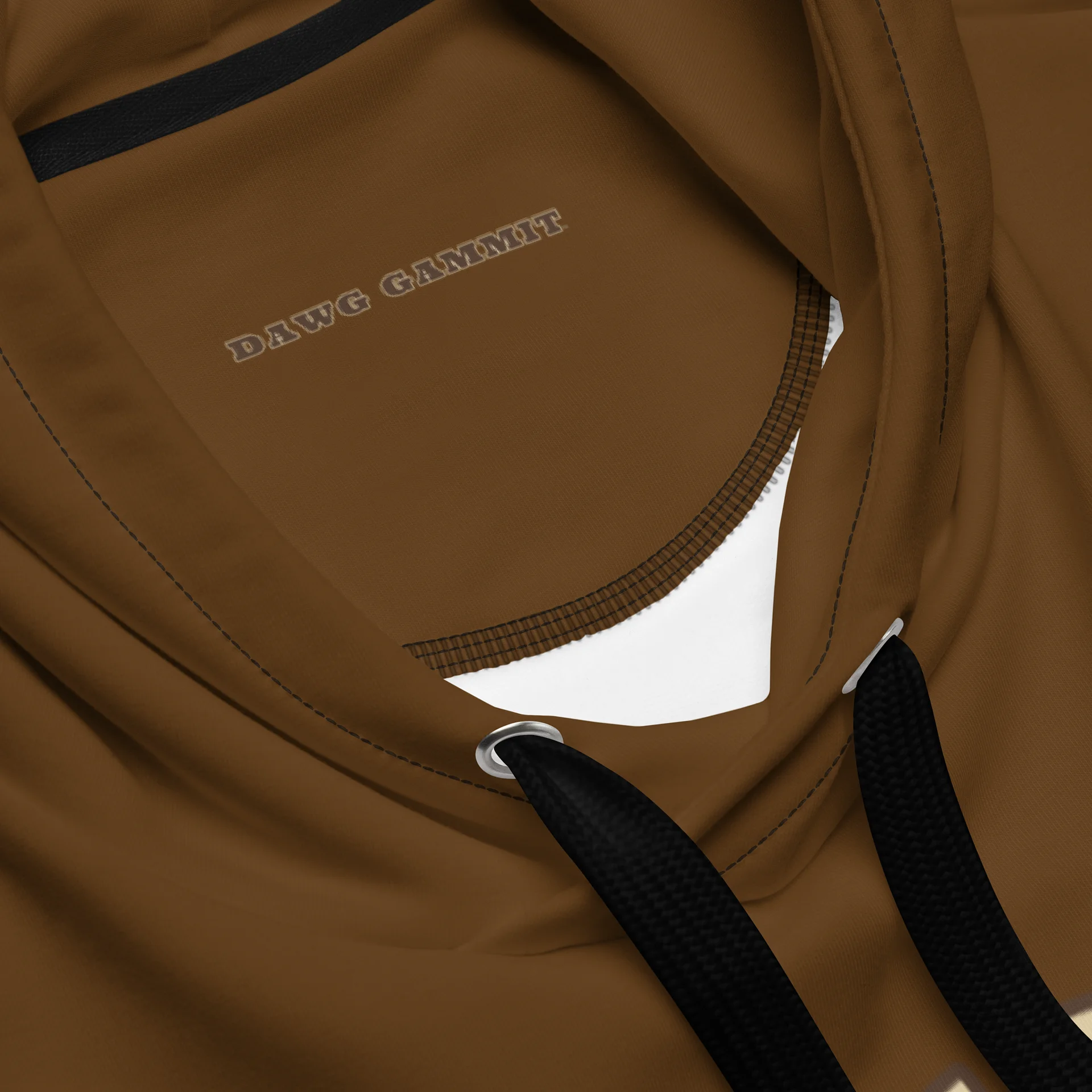 DAWG GAMMIT™ Female Golden Retriever Brown Hoodie Nobody Moves product image (5)