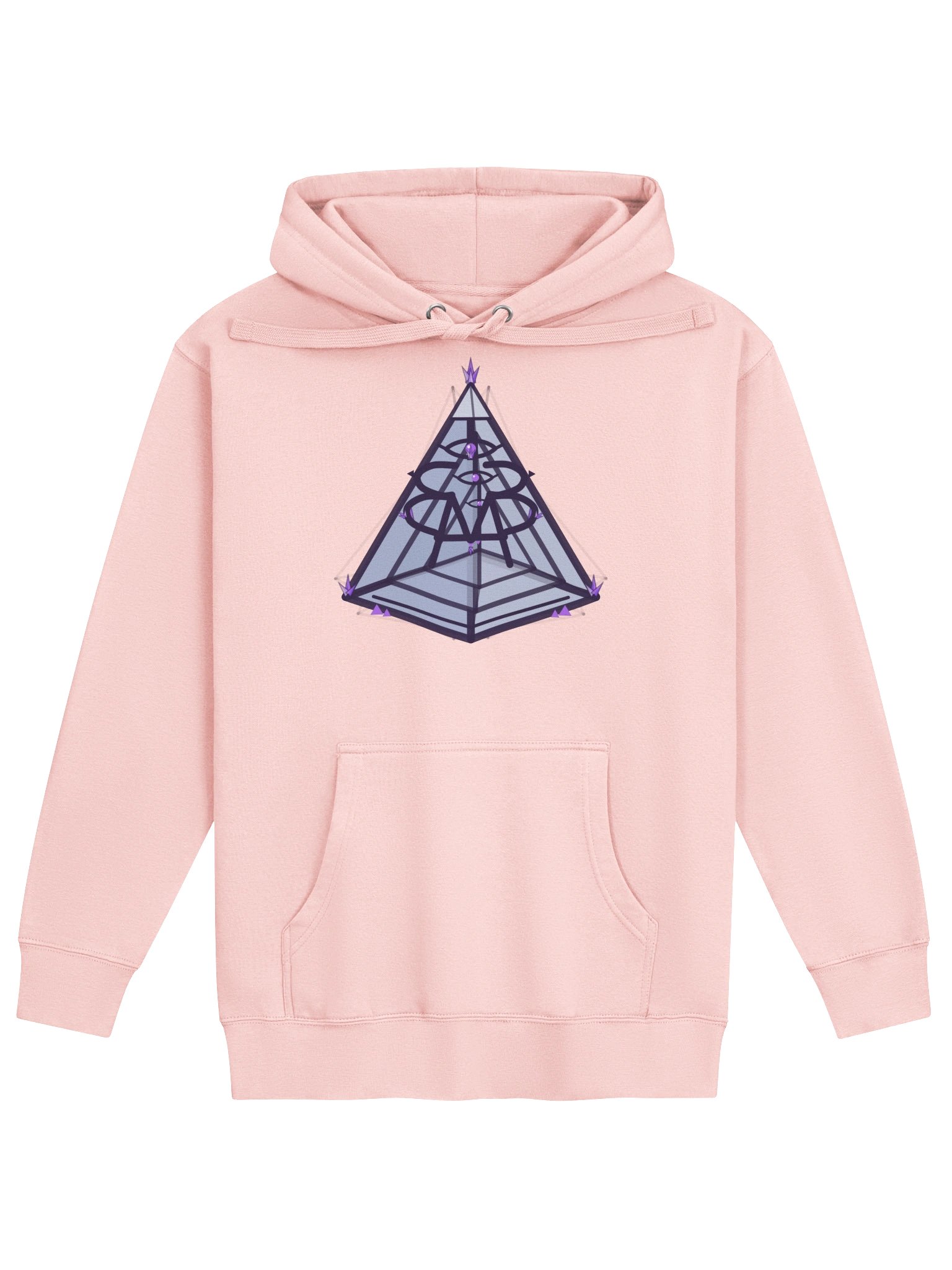 AMP-33 9D Pyramid Hoodie — Pink product image (1)